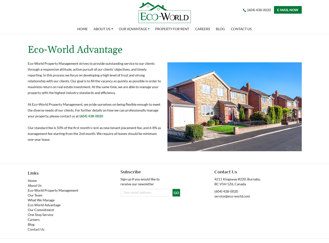 eco advantages